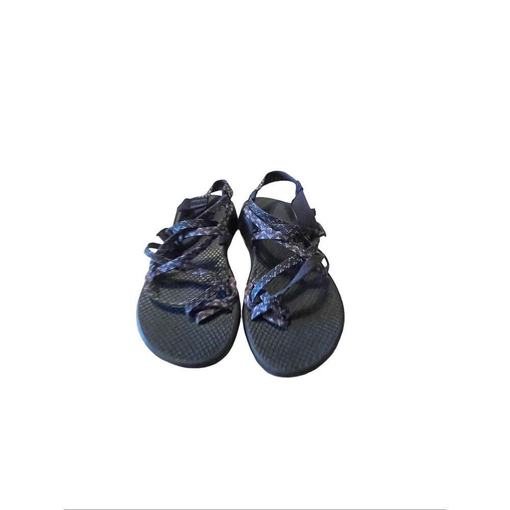 Chaco Womens Black Purple Zx2 Classic Slip On Strappy Hiking Sandals Size 9